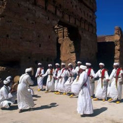 Marrakech gevierd de traditionele folklore