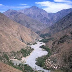 Tijdens douches in de ourika Valley