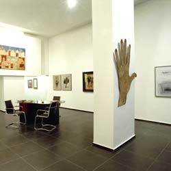 De kunst daarentegen tribune biedt een blijf
