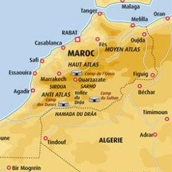 Parijs aan het hoofd van de bestemmingen gediend in Marokko