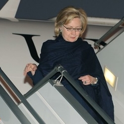 Iets Clinton in Marrakech
