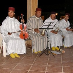 De kunst van al malhoune, beroemde in Marrakech