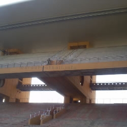 Het nieuwe stadion in Marrakech: klaar in oktober