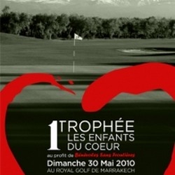 1 trofee de kinderen van het hart @ u Koninklijke golf van Marrakech.