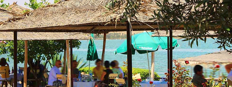 De steunpunten van het Lake