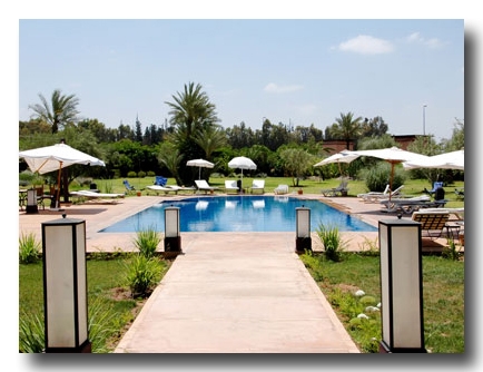 De villa van de golfs