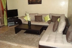 Stad appartement tuin.