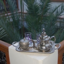 Riad de drie handpalmen