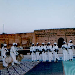 Nationaal Festival van folkloristische artikelen in Marrakech